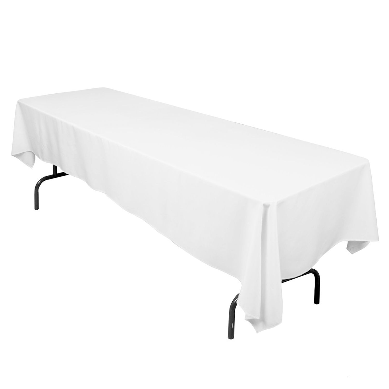 52 X 112 In. Rectangular Spun Polyester Tablecloth