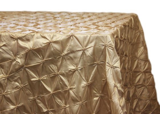 90x132" Customize Rectangular Pinchwheel Taffeta Tablecloth