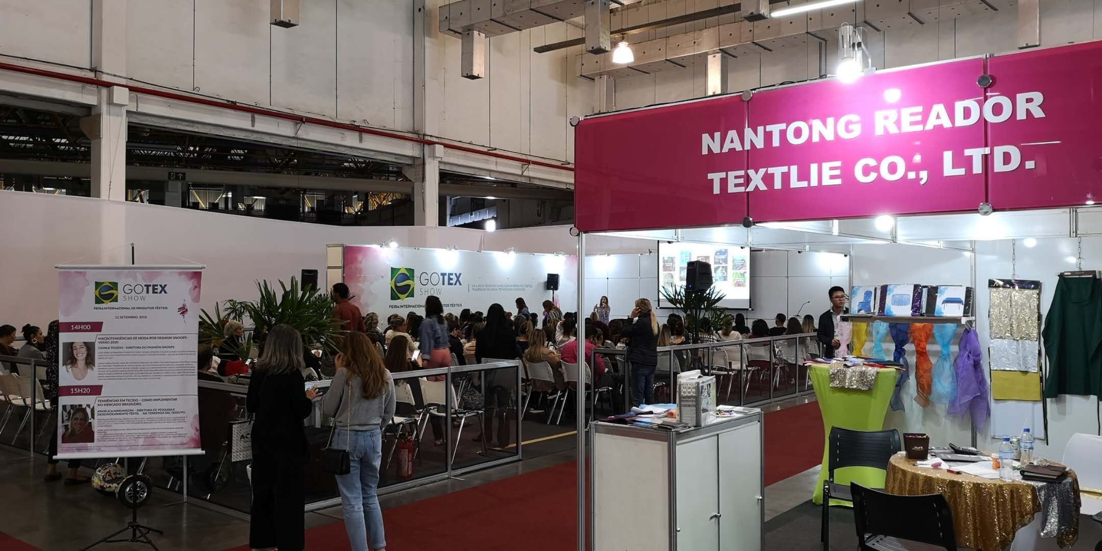 Nantong reador textile Co.,Ltd participates in the Brazil GOTEX Show