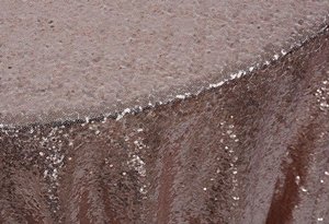 72" x72" fancy square gold sequin tablecloth wedding table cloth factory