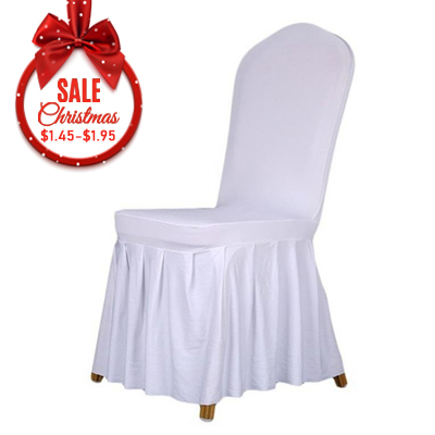 Wholesale customize white chair covers for weddings