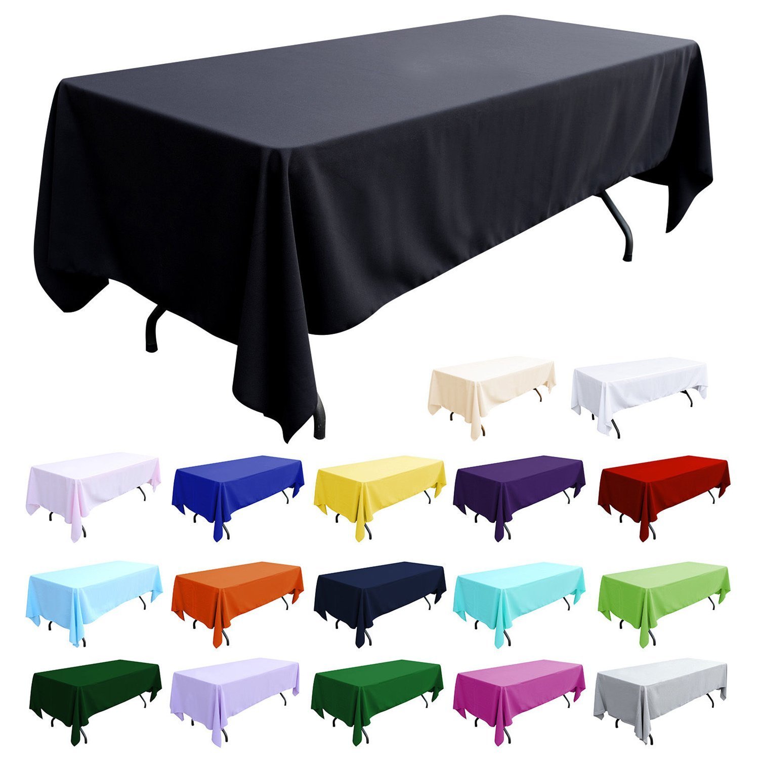 Rectangle 180gsm Polyester Tablecloth