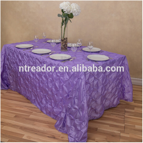Wholesale pinwheel taffeta round table cloth wedding