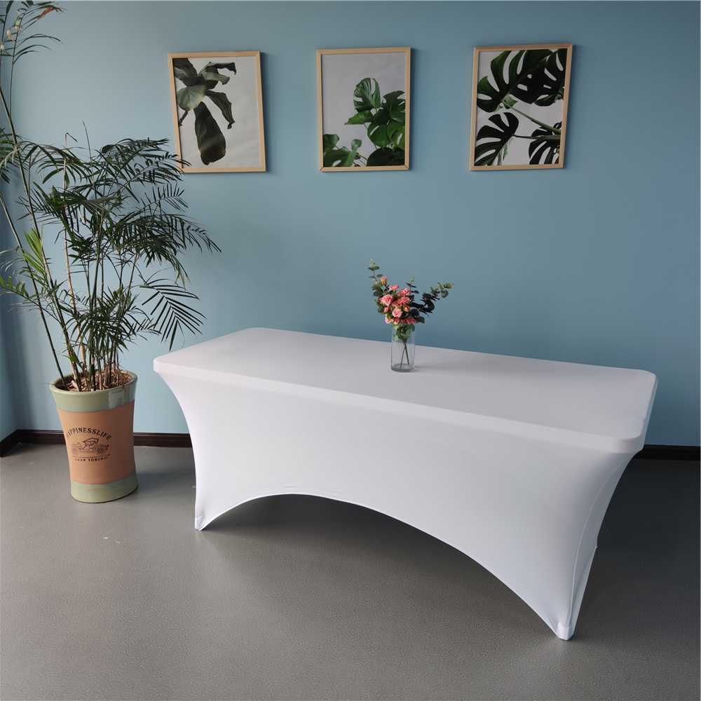 rectangular spandex table cloth