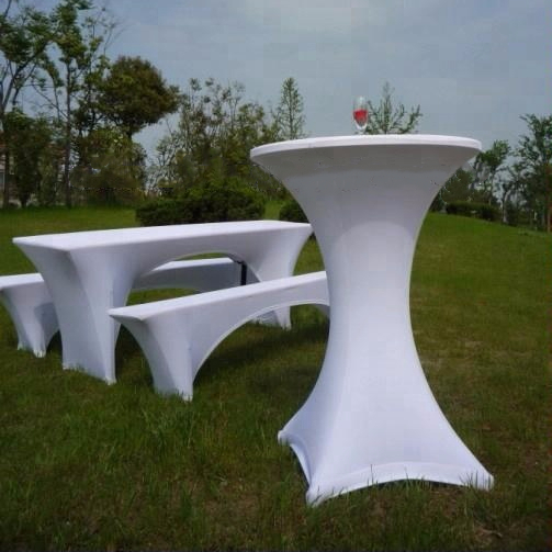 wholesale spandex beer bench 3 set table cover 