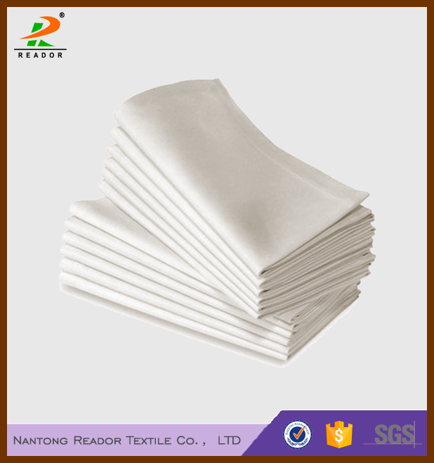 wholesale cheap 100% linen spun polyester/poly napkins for wedding
