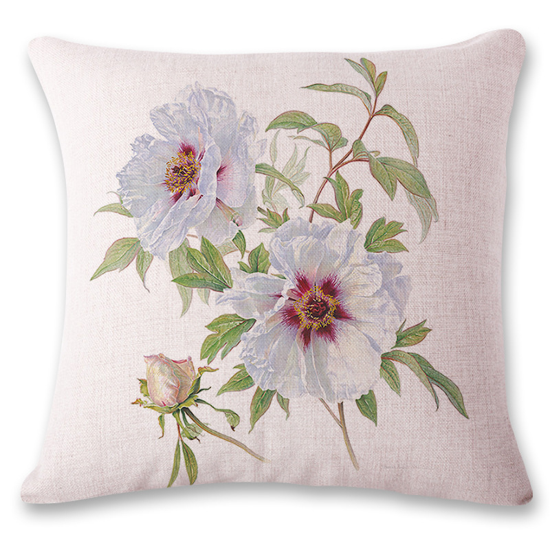 wholesale custom linen cushion cover home decor 